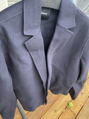 NWT Theory wool cashmere coat - large
